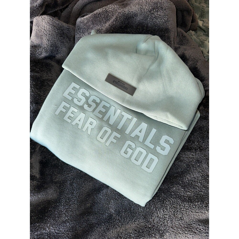 Authentic Fear Of God Essentials Hoodie Sycamore Size S 100% Authentic